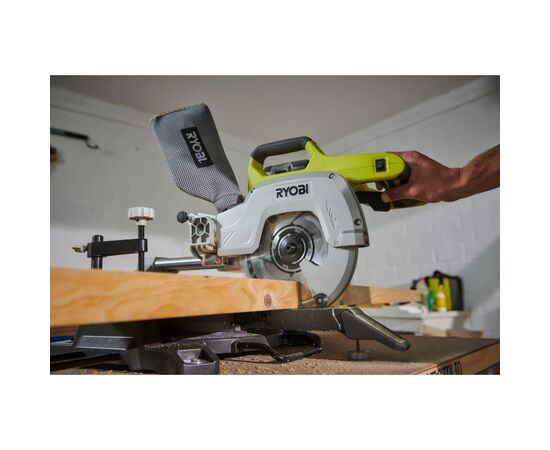 Торцовочная пила Ryobi ONE+ R18MS216-0 18V, 216мм, лазер (без АКБ и ЗУ) (5133003597), изображение 8