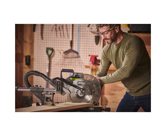 Торцовочная пила Ryobi ONE+ НР RMS18254X-0 18В с протяжкой, диск 254мм, (без АКБ и ЗУ) (5133005736), изображение 4