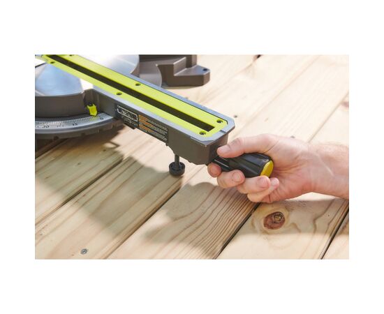 Торцовочная пила Ryobi ONE+ НР RMS18254X-0 18В с протяжкой, диск 254мм, (без АКБ и ЗУ) (5133005736), изображение 9