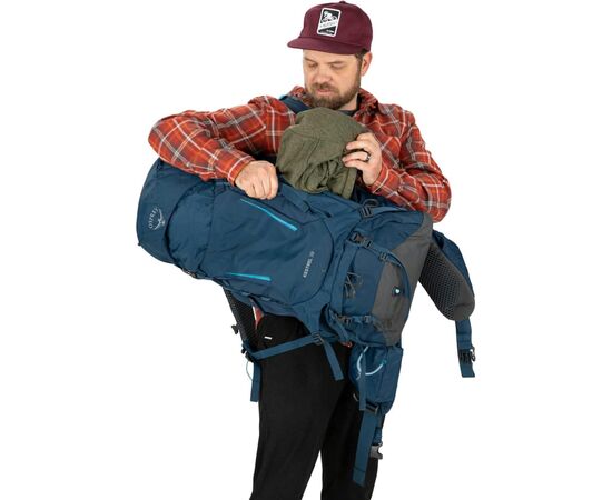Рюкзак туристический Osprey Kestrel 38 atlas blue - L/XL - синій (009.3827), изображение 8 Рюкзак туристический Osprey Kestrel 38 atlas blue - L/XL - синій (009.3827), изображение 8