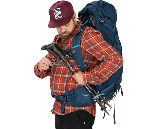 Рюкзак туристический Osprey Kestrel 38 atlas blue - L/XL - синій (009.3827), изображение 9 Рюкзак туристический Osprey Kestrel 38 atlas blue - L/XL - синій (009.3827), изображение 9