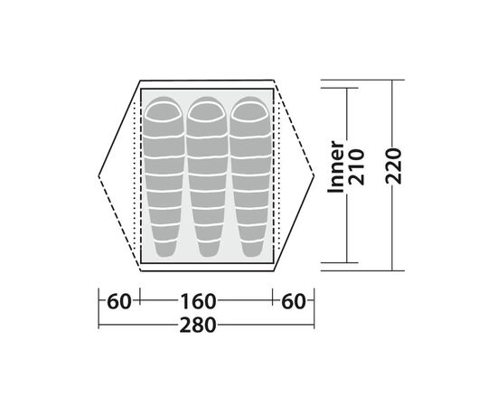 Палатка Robens Aster 3 Pro (130400) (931596), изображение 11 Палатка Robens Aster 3 Pro (130400) (931596), изображение 11