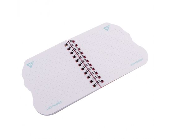 Блокнот Yes 100x100 мм 30 листов двойная спираль Line Friends yellow точки (151812), изображение 3 Блокнот Yes 100x100 мм 30 листов двойная спираль Line Friends yellow точки (151812), изображение 3