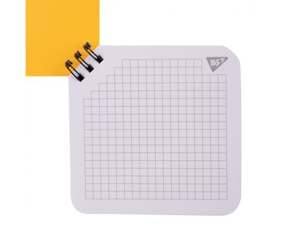 Блокнот Yes 110x110 мм 80 листов на спирали Melt smile клетка (151815), изображение 2 Блокнот Yes 110x110 мм 80 листов на спирали Melt smile клетка (151815), изображение 2