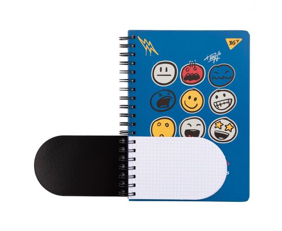 Блокнот Yes 2 в 1 В5 В7 80 лк 20 лк двойная спираль Melt Smile клетка (151842), изображение 2 Блокнот Yes 2 в 1 В5 В7 80 лк 20 лк двойная спираль Melt Smile клетка (151842), изображение 2