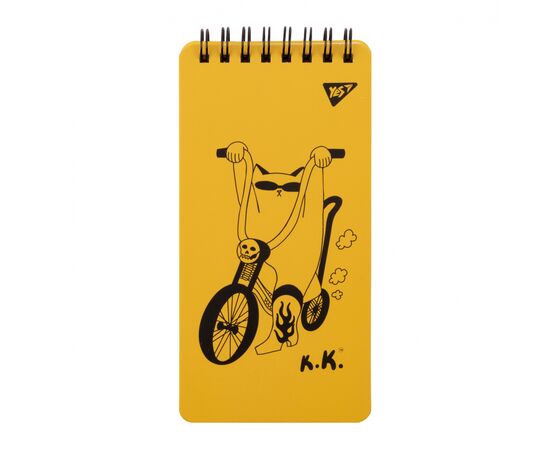 Блокнот Yes 80x160 60 аркушів на спиралі Tatoo Cats клітинка (151876)