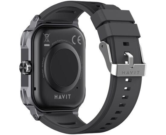 Смарт-часы Havit HV-M9040S IP67 Bluetooth Call Black (HV-M9040S Black), изображение 4 Смарт-часы Havit HV-M9040S IP67 Bluetooth Call Black (HV-M9040S Black), изображение 4