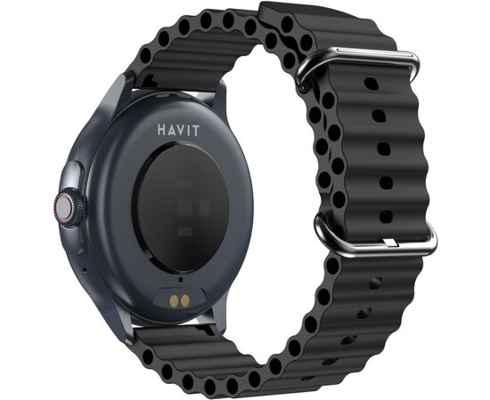 Смарт-часы Havit HV-M9046 IP68 Bluetooth Call Black (HV-M9046 Black), изображение 5 Смарт-часы Havit HV-M9046 IP68 Bluetooth Call Black (HV-M9046 Black), изображение 5