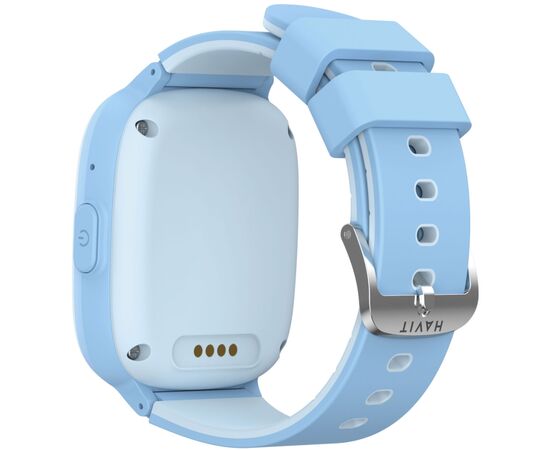 Смарт-часы Havit HV-KW11 IP67, GPS, 4G Blue (HV-KW11 Blue), изображение 5 Смарт-часы Havit HV-KW11 IP67, GPS, 4G Blue (HV-KW11 Blue), изображение 5