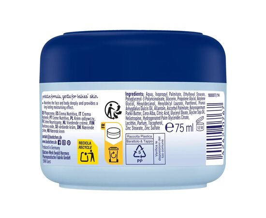 Детский крем Bubchen косметический, 75 мл (3100030), изображение 2