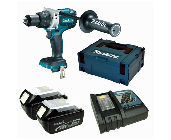 Шуруповерт Makita LXT, 3Аг х 3шт, кейс, 115/60 Нм (DDF481RFE3), изображение 6 Шуруповерт Makita LXT, 3Аг х 3шт, кейс, 115/60 Нм (DDF481RFE3), изображение 6