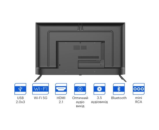 Телевізор Kivi 43U740NB, зображення 8 Телевізор Kivi 43U740NB, зображення 8