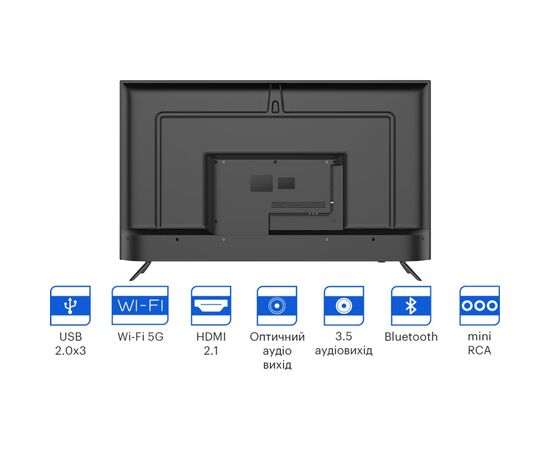 Телевізор Kivi 55U740NB, зображення 4 Телевізор Kivi 55U740NB, зображення 4