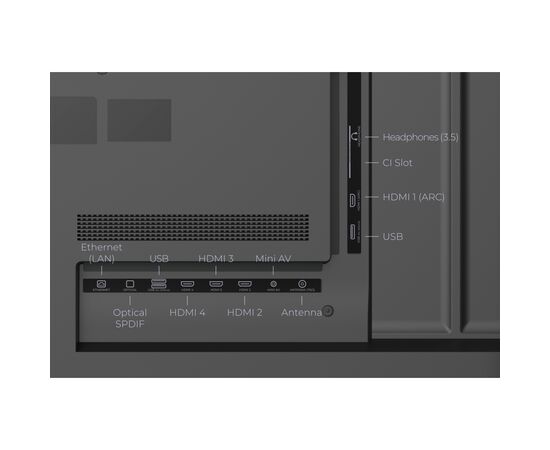 Телевізор Kivi 55U740NB, зображення 8 Телевізор Kivi 55U740NB, зображення 8