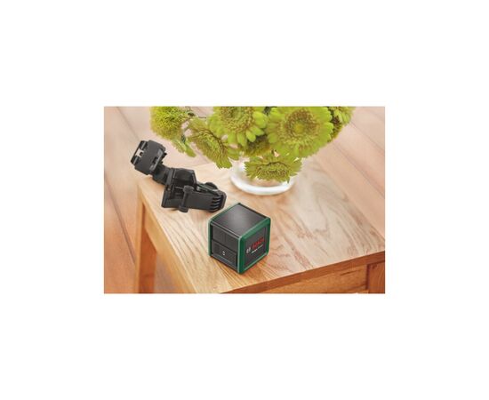 Лазерний нівелір Bosch Quigo Green, точність ± 0.8 мм/м, 12 м, зелений, 0.27 кг (0.603.663.C02), зображення 3 Лазерний нівелір Bosch Quigo Green, точність ± 0.8 мм/м, 12 м, зелений, 0.27 кг (0.603.663.C02), зображення 3