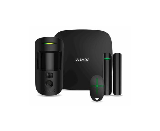 Комплект охоронної сигналізації Ajax StarterKit Cam HDR black