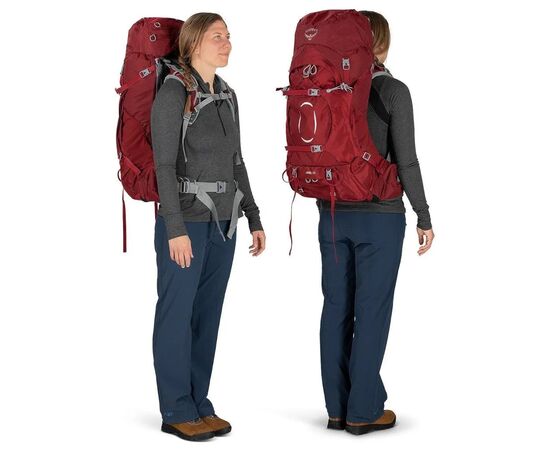 Рюкзак туристический Osprey Ariel 55 ceramic blue - XS/S - синій (009.2418), изображение 3 Рюкзак туристический Osprey Ariel 55 ceramic blue - XS/S - синій (009.2418), изображение 3