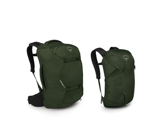 Рюкзак туристический Osprey Farpoint 55 Gopher Green - O/S - зелений (009.2957), изображение 2 Рюкзак туристический Osprey Farpoint 55 Gopher Green - O/S - зелений (009.2957), изображение 2