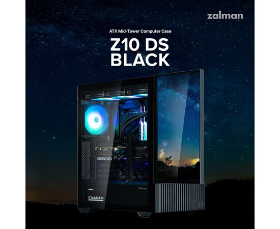 Корпус Zalman Z10DSBLACK, зображення 4 Корпус Zalman Z10DSBLACK, зображення 4