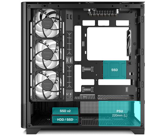 Корпус Gamdias ATLAS P2 CG (4711514501025), изображение 10 Корпус Gamdias ATLAS P2 CG (4711514501025), изображение 10