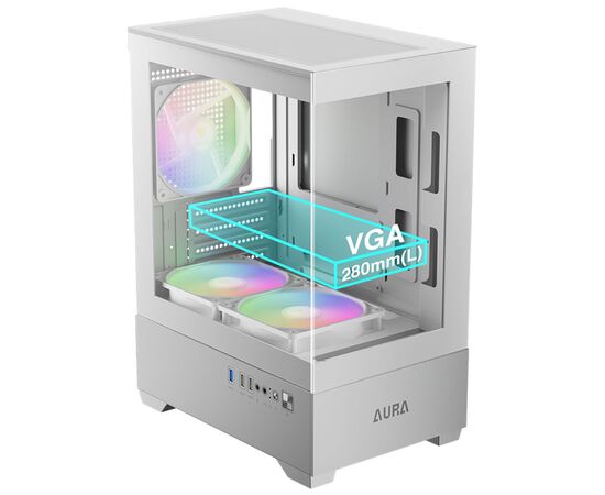 Корпус Gamdias AURA GC9M ARGB WH (4711514502534), изображение 9 Корпус Gamdias AURA GC9M ARGB WH (4711514502534), изображение 9