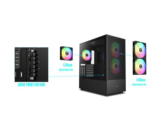 Корпус Gamdias TALOS M3 MESH (4711514500899), изображение 10