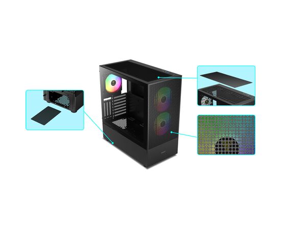 Корпус Gamdias TALOS M3 MESH (4711514500899), изображение 9