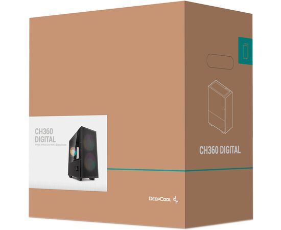 Корпус Deepcool CH360 DIGITAL, изображение 12 Корпус Deepcool CH360 DIGITAL, изображение 12