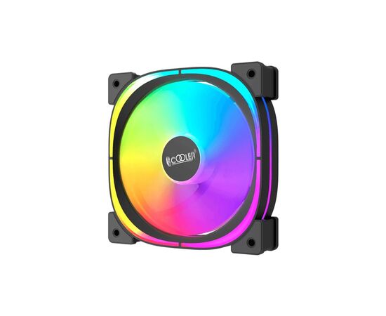 Кулер для корпуса PcCooler EF120 ARGB BK, изображение 2 Кулер для корпуса PcCooler EF120 ARGB BK, изображение 2