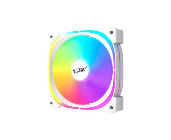Кулер для корпуса PcCooler EF120 ARGB WH, изображение 2 Кулер для корпуса PcCooler EF120 ARGB WH, изображение 2