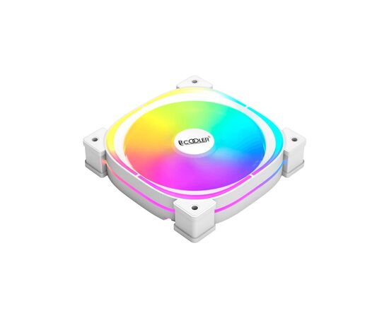 Кулер для корпуса PcCooler EF120 ARGB WH, изображение 4 Кулер для корпуса PcCooler EF120 ARGB WH, изображение 4