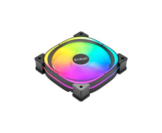Кулер для корпуса PcCooler EF 120 ARGB BK 3 IN 1 Black, изображение 4 Кулер для корпуса PcCooler EF 120 ARGB BK 3 IN 1 Black, изображение 4