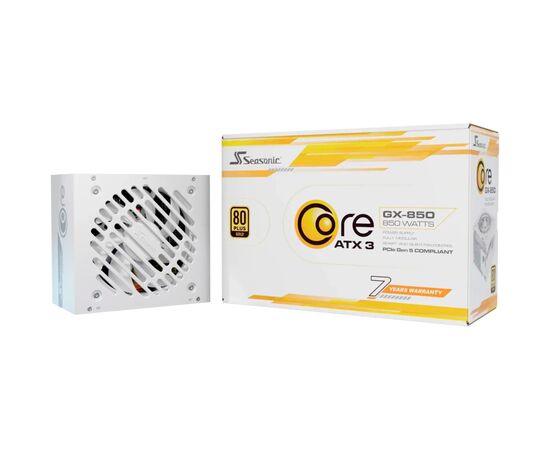 Блок питания Seasonic 850W CORE GX-850-ATX31 WHT (CORE GX-850-ATX31 WHITE), изображение 10 Блок питания Seasonic 850W CORE GX-850-ATX31 WHT (CORE GX-850-ATX31 WHITE), изображение 10
