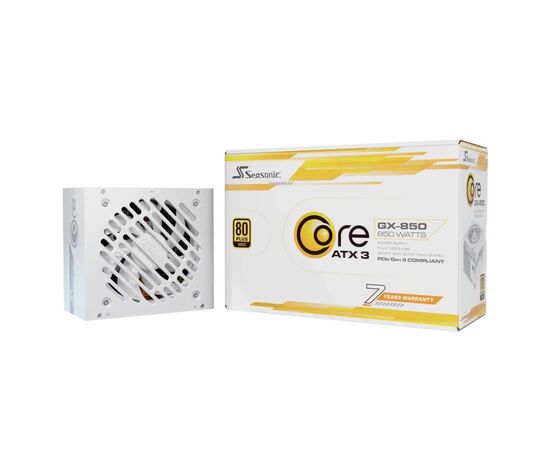 Блок питания Seasonic 850W CORE GX-850-ATX31 WHT (CORE GX-850-ATX31 WHITE)