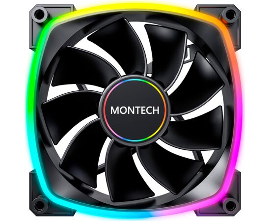 Кулер до корпусу MONTECH RX120 PWM (B31), зображення 3 Кулер до корпусу MONTECH RX120 PWM (B31), зображення 3