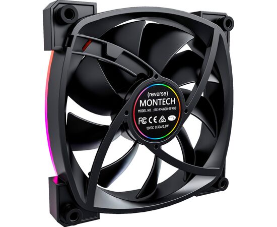 Кулер до корпусу MONTECH RX120 PWM (B31), зображення 5 Кулер до корпусу MONTECH RX120 PWM (B31), зображення 5