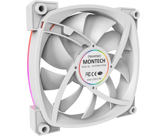 Кулер до корпусу MONTECH RX120 PWM (W31), зображення 4 Кулер до корпусу MONTECH RX120 PWM (W31), зображення 4