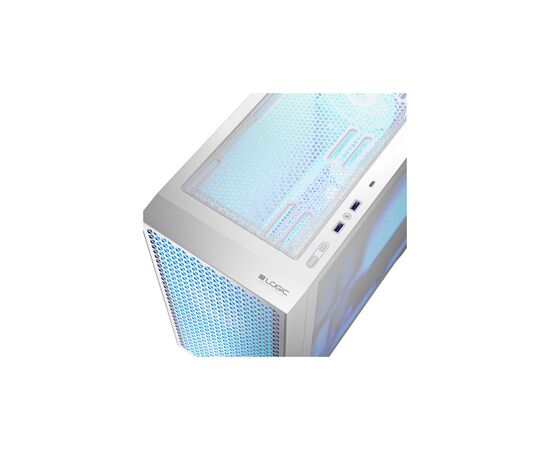 Корпус Logic concept DART PRO ARGB MINI WHITE (AM-DART-PRO-ARGB-20), зображення 4 Корпус Logic concept DART PRO ARGB MINI WHITE (AM-DART-PRO-ARGB-20), зображення 4
