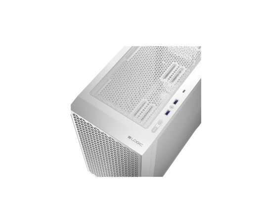 Корпус Logic concept DART PRO MINI WHITE MESH (AM-DART-PRO-0000-20), зображення 4 Корпус Logic concept DART PRO MINI WHITE MESH (AM-DART-PRO-0000-20), зображення 4