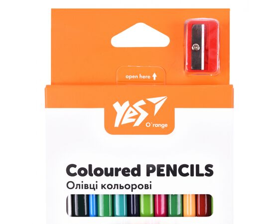 Карандаши цветные Yes Orange Line 18 шт 36 кольорів з точилкою (290752), изображение 2 Карандаши цветные Yes Orange Line 18 шт 36 кольорів з точилкою (290752), изображение 2