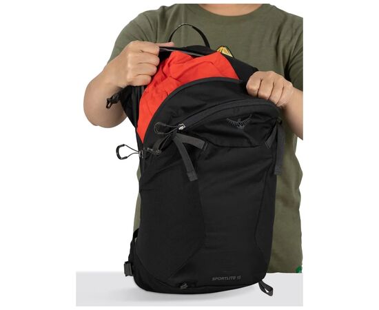 Рюкзак туристичний Osprey Sportlite 15 tungsten/grey wolf - O/S - сірий (009.4050), зображення 10 Рюкзак туристичний Osprey Sportlite 15 tungsten/grey wolf - O/S - сірий (009.4050), зображення 10