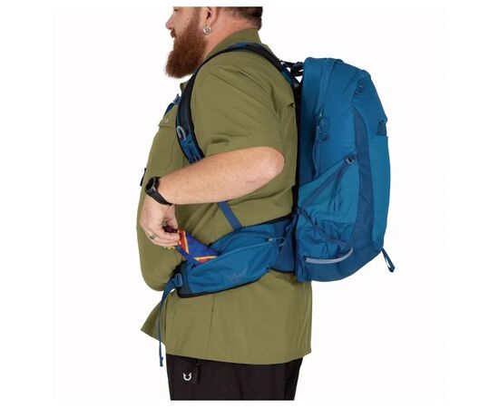 Рюкзак туристический Osprey Talon 22 scoria blue/night shift - O/S - синій (009.3834), изображение 6 Рюкзак туристический Osprey Talon 22 scoria blue/night shift - O/S - синій (009.3834), изображение 6