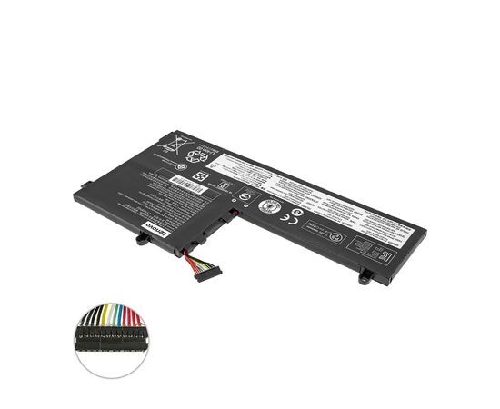 Аккумулятор для ноутбука Lenovo Legion Y530-15ICH L17M3PG2, 55Wh (4800mAh), 3cell, 11.4V, Li-ion AlSoft (A71008), изображение 3 Аккумулятор для ноутбука Lenovo Legion Y530-15ICH L17M3PG2, 55Wh (4800mAh), 3cell, 11.4V, Li-ion AlSoft (A71008), изображение 3