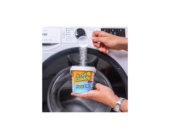Средство для удаления пятен Scrub Daddy Power Oxi White Для белых тканей 1 кг (5060481024846), изображение 4 Средство для удаления пятен Scrub Daddy Power Oxi White Для белых тканей 1 кг (5060481024846), изображение 4