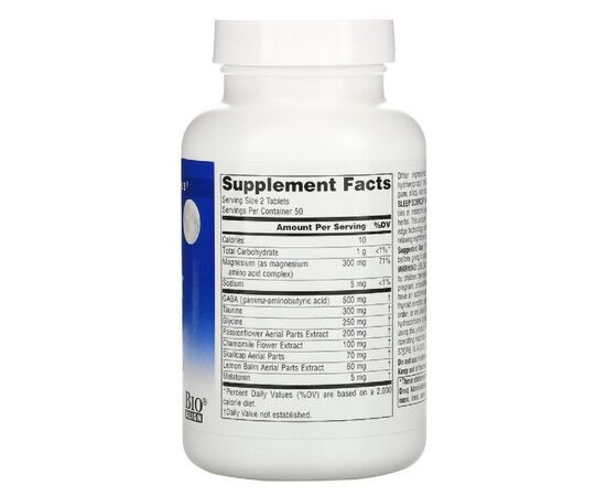 Витаминно-минеральный комплекс Source Naturals Комплекс для Нормализации Сна, NightRest, 100 таблеток (SNS-00358), изображение 2 Витаминно-минеральный комплекс Source Naturals Комплекс для Нормализации Сна, NightRest, 100 таблеток (SNS-00358), изображение 2