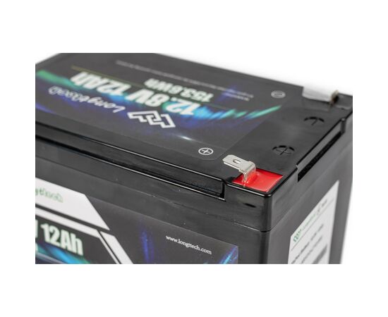 Батарея LiFePo4 Longttech LiFePO4 12.8V - 12Ah (LAR1212-LT12-R32), изображение 7 Батарея LiFePo4 Longttech LiFePO4 12.8V - 12Ah (LAR1212-LT12-R32), изображение 7