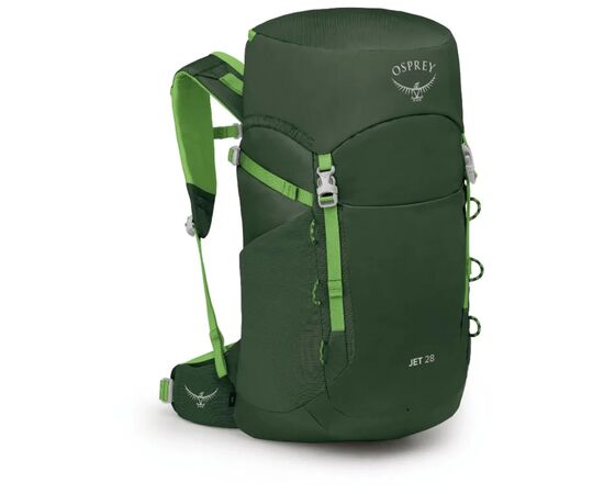 Рюкзак туристичний Osprey Jet 28 green canopy/limeline green - O/S - темно-зелений (009.3890)