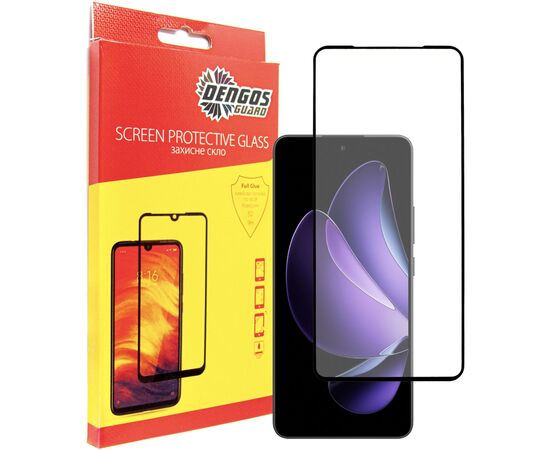 Стекло защитное Dengos Full Glue OPPO Reno13 F 4G (black) (TGFG-395)
