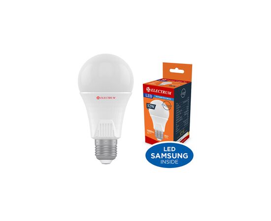Лампочка Electrum A60 12W PA LS-33 Elegant Е27 4000K (A-LS-1921), зображення 2 Лампочка Electrum A60 12W PA LS-33 Elegant Е27 4000K (A-LS-1921), зображення 2