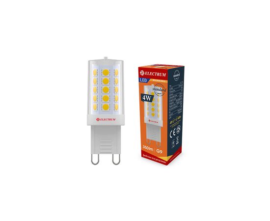 Лампочка Electrum 4W Cer LC-15 G9 3000K (A-LC-1895), изображение 2 Лампочка Electrum 4W Cer LC-15 G9 3000K (A-LC-1895), изображение 2